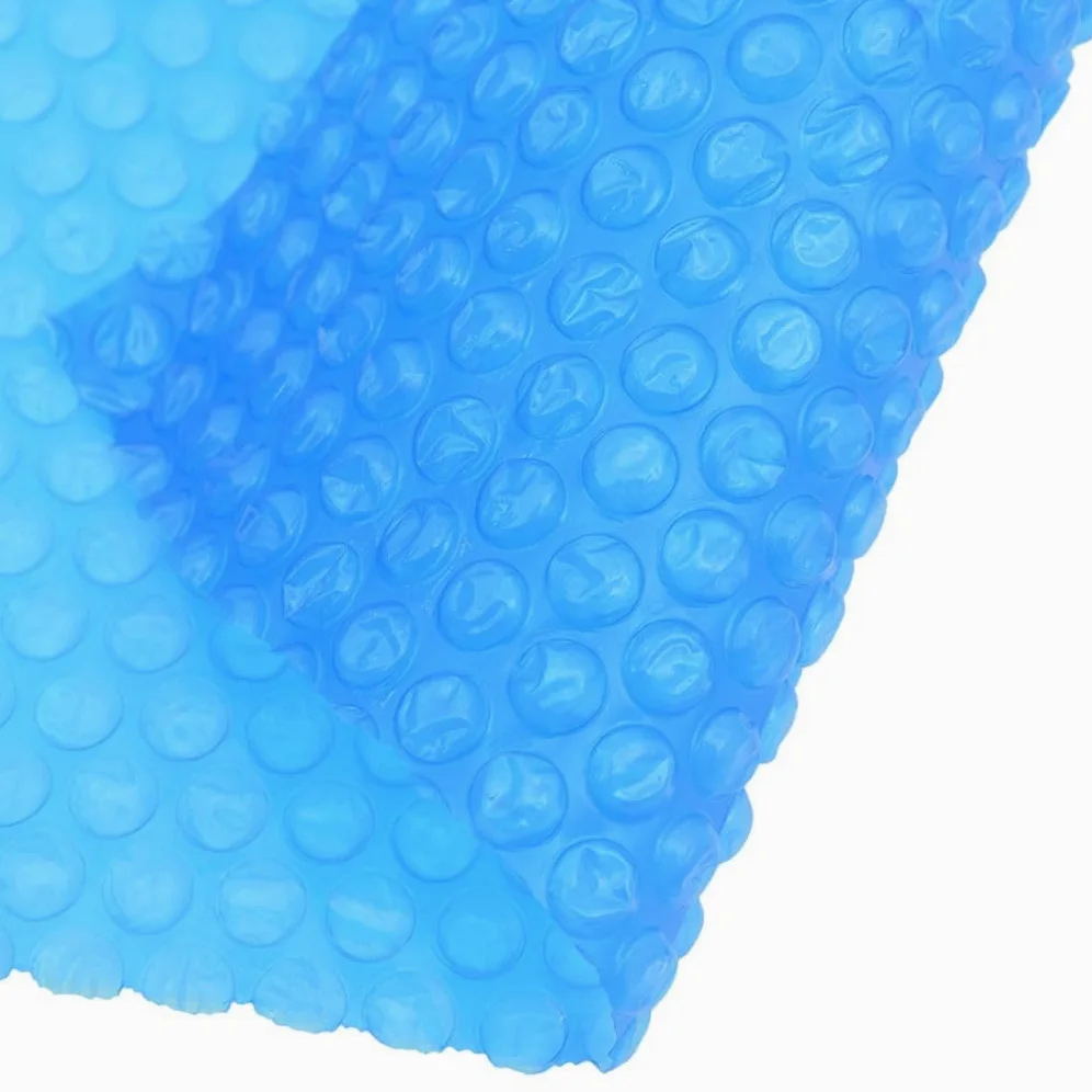 Couverture de Piscine rectangulaire 500x300 cm en Film PE Bleu avec Chambres à air, bâche Solaire épaisse pour Isolation Thermique, Protection hivernage