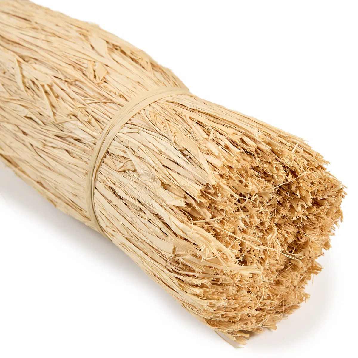 La Cordeline Raphia Naturel 90cm ± 2000 Liens coupés, Gaine 1kg