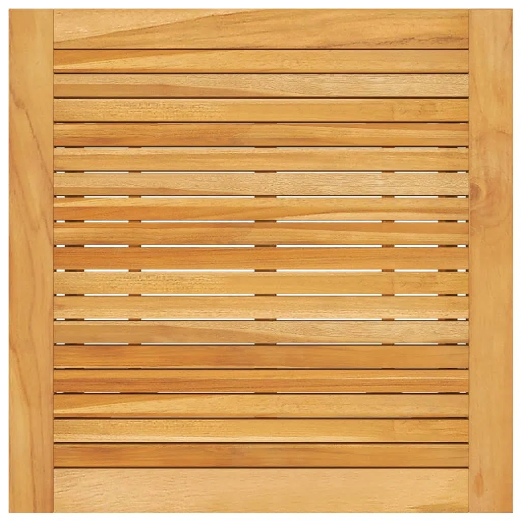 Table haute de jardin en bois d'acacia massif 70 x 70 x 104 cm