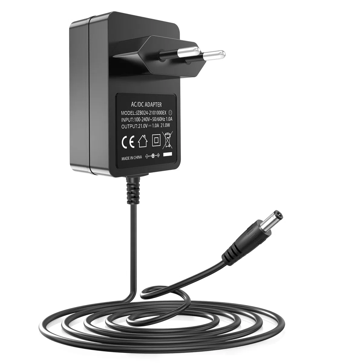 Chargeur de Batterie Mini tronçonneuse 21V 1A pour Outils électriques, Compatible avec Les Batteries Lithium 20V/21V Aker/Saker/Seyvum/O-Conn/Jujubean/DINSHARE/VTEK, avec indicateur LED