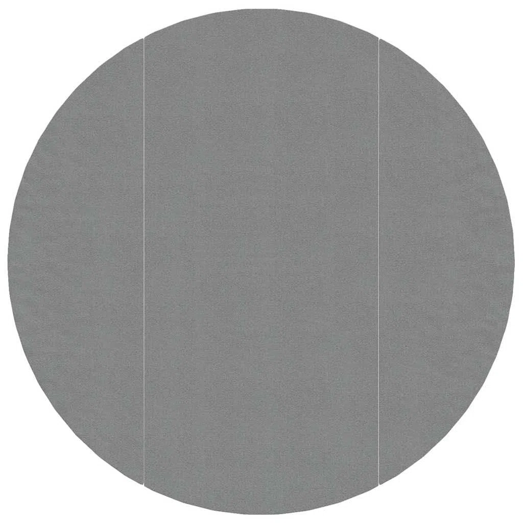 Bâche de sol de piscine - Gris clair - Diamètre : 366 cm - En polyester géotextile - Bâche de protection pour piscine ronde