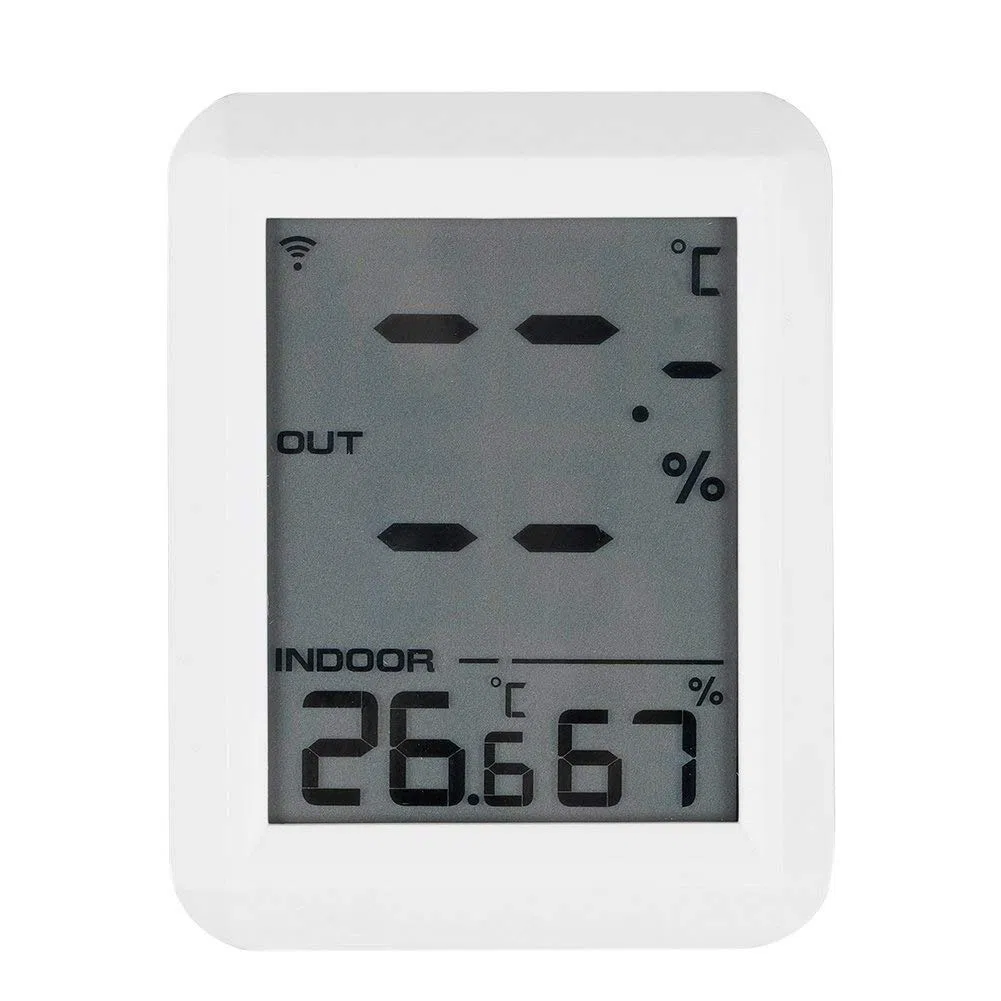 Hygromètre hygromètre indicateur numérique d'intérieur Thermomètre d'intérieur Moniteur de température et d'humidité avec rétroéclairage tactile
