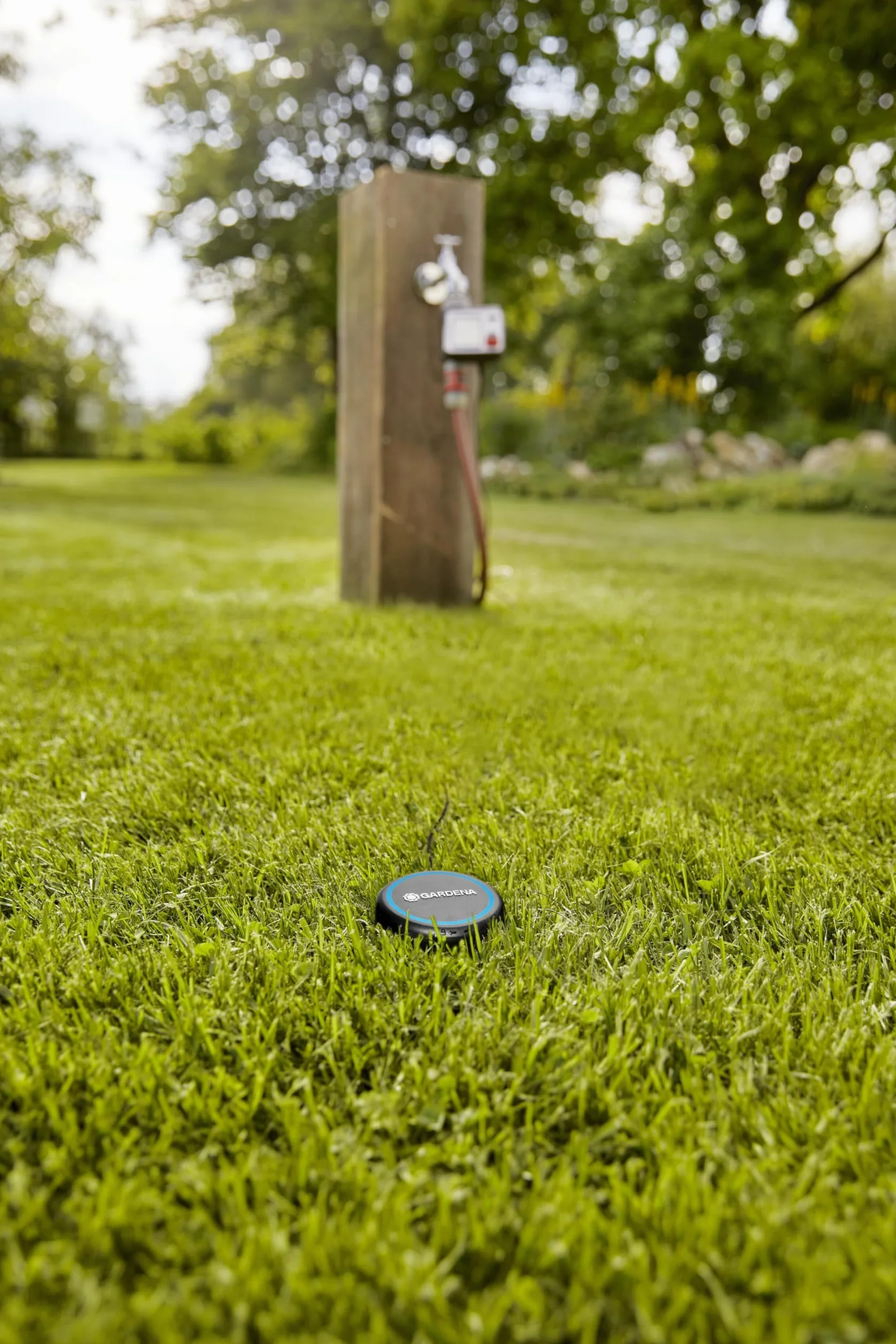 Gardena Câble de rallonge (10 m) : pour capteur de Pluie et sonde d'humidité du Sol, câble de raccordement avec système Click Simple, jusqu'à 105 m, sur et sous Le Sol (01868-20)