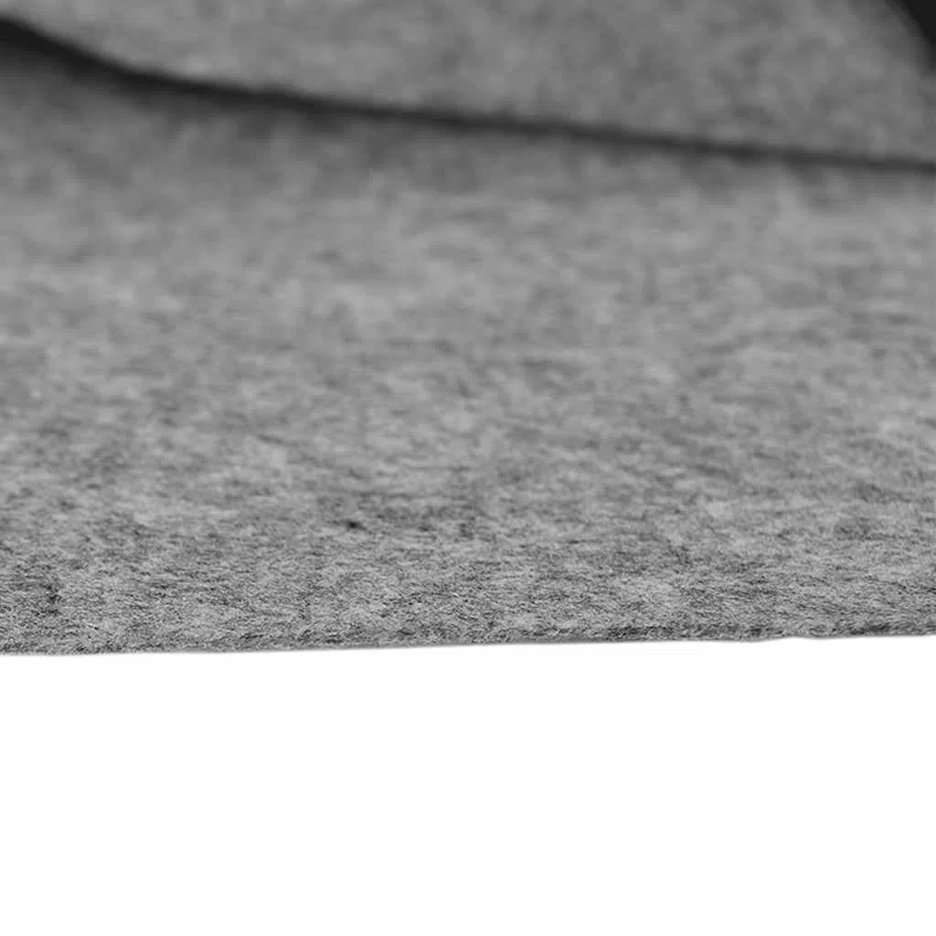 Bâche de sol de piscine - Gris clair - Diamètre : 366 cm - En polyester géotextile - Bâche de protection pour piscine ronde