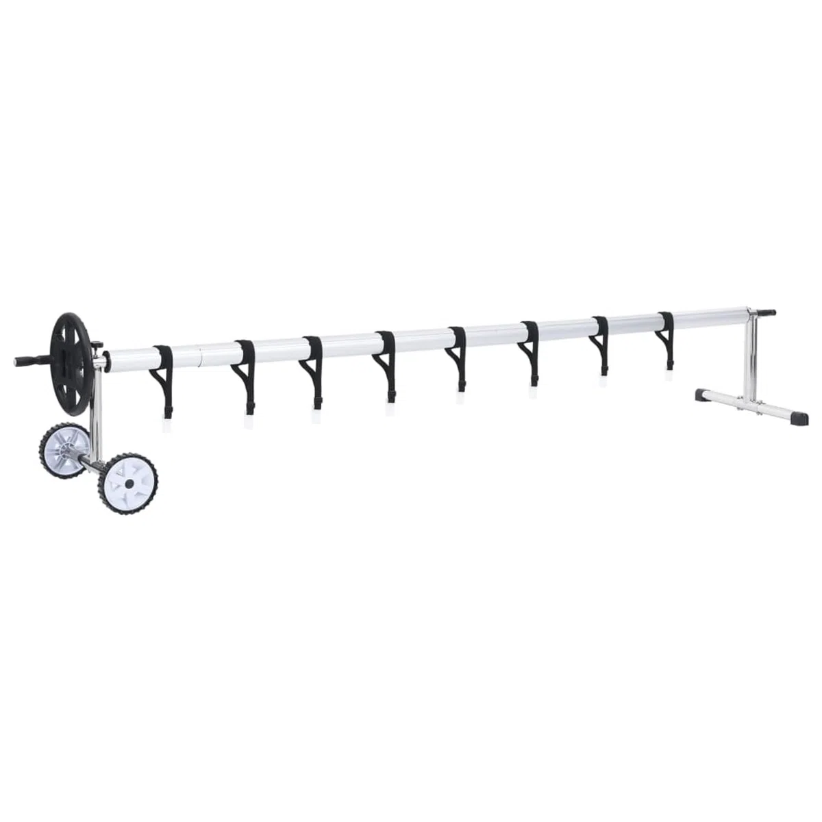 LAPOOH Enrouleur de bâche de Piscine avec Base en Acier Inoxydable,Oeillets pour Baches,Bache Jardin