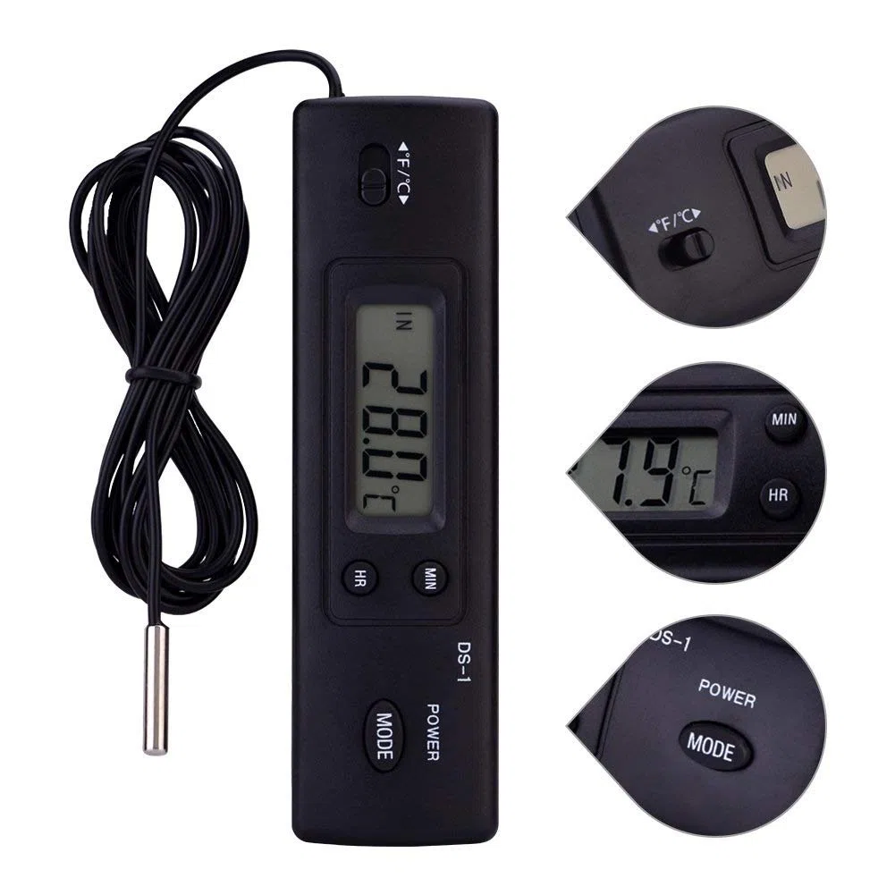 Mini thermomètre numérique testeur d'humidité hygromètre jauge température mètre moniteur avec