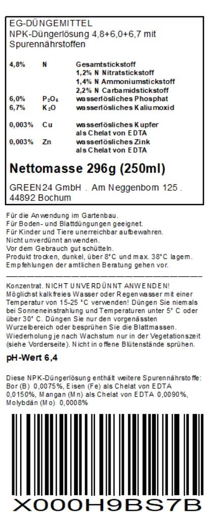 GREEN24 Engrais Herbes Jardin HIGHTECH Engrais plantes aromatiques dans Maison & Jardin