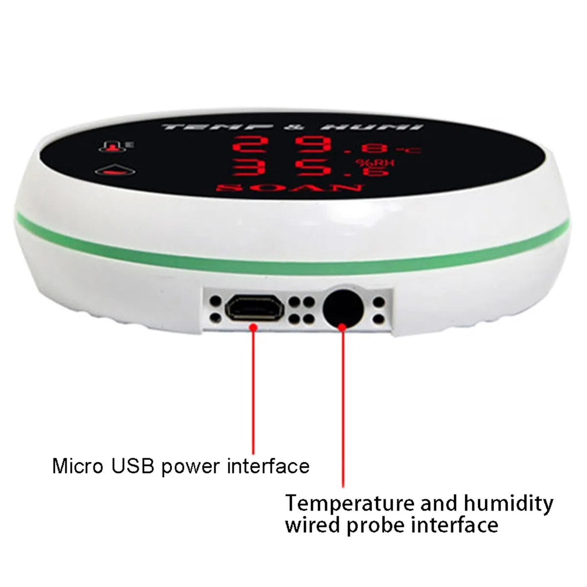 4X Tuya Maison Intelligente Wifi Capteur de TempéRature NuméRique ThermomèTre Chambre Eau Piscine Thermostat Alarme Prise Ue