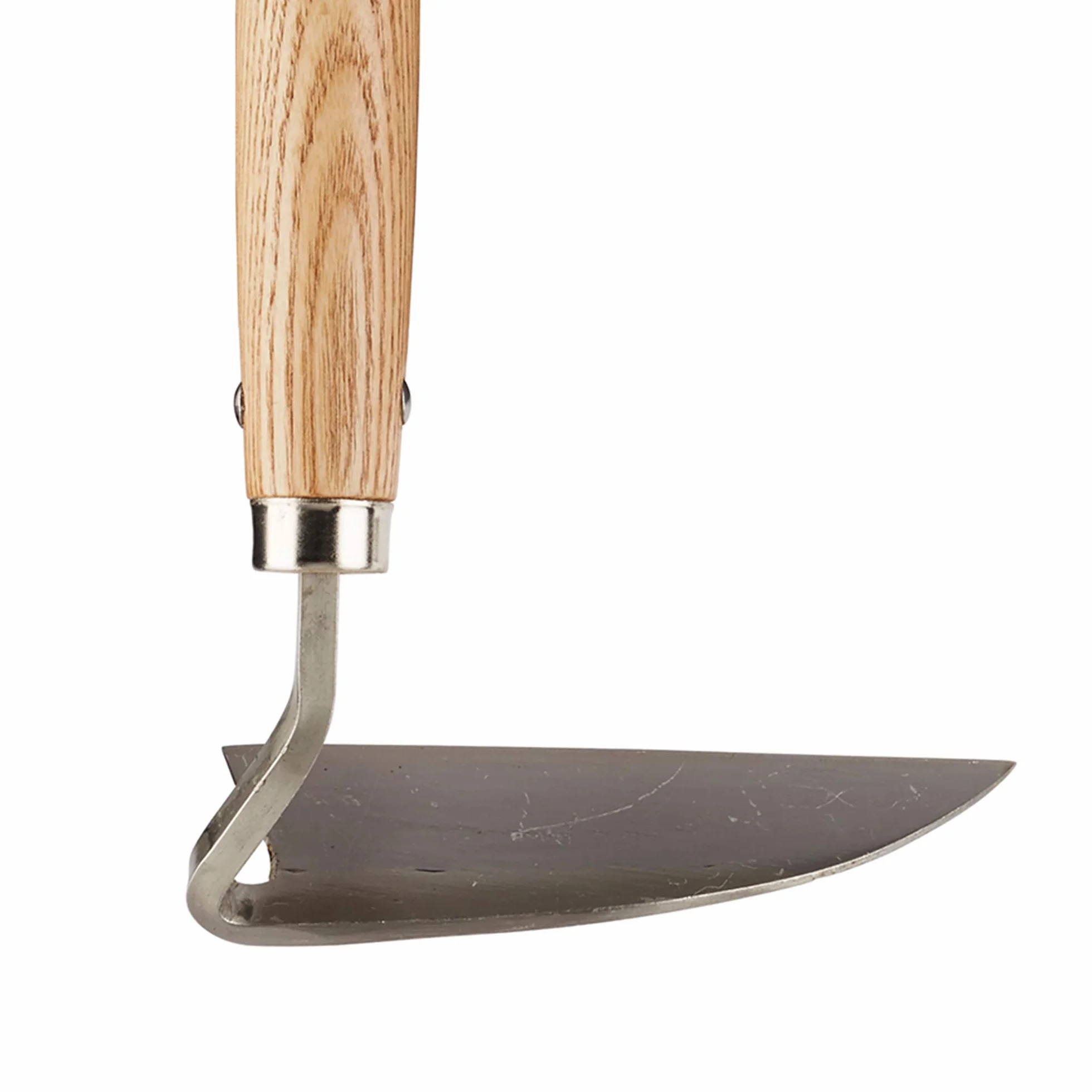 Kent & Stowe rasette de Jardin – Binette à Main en INOX pour Lutter Contre Les Mauvaises Herbes, houe avec Manche en frêne, Longueur : 32 cm