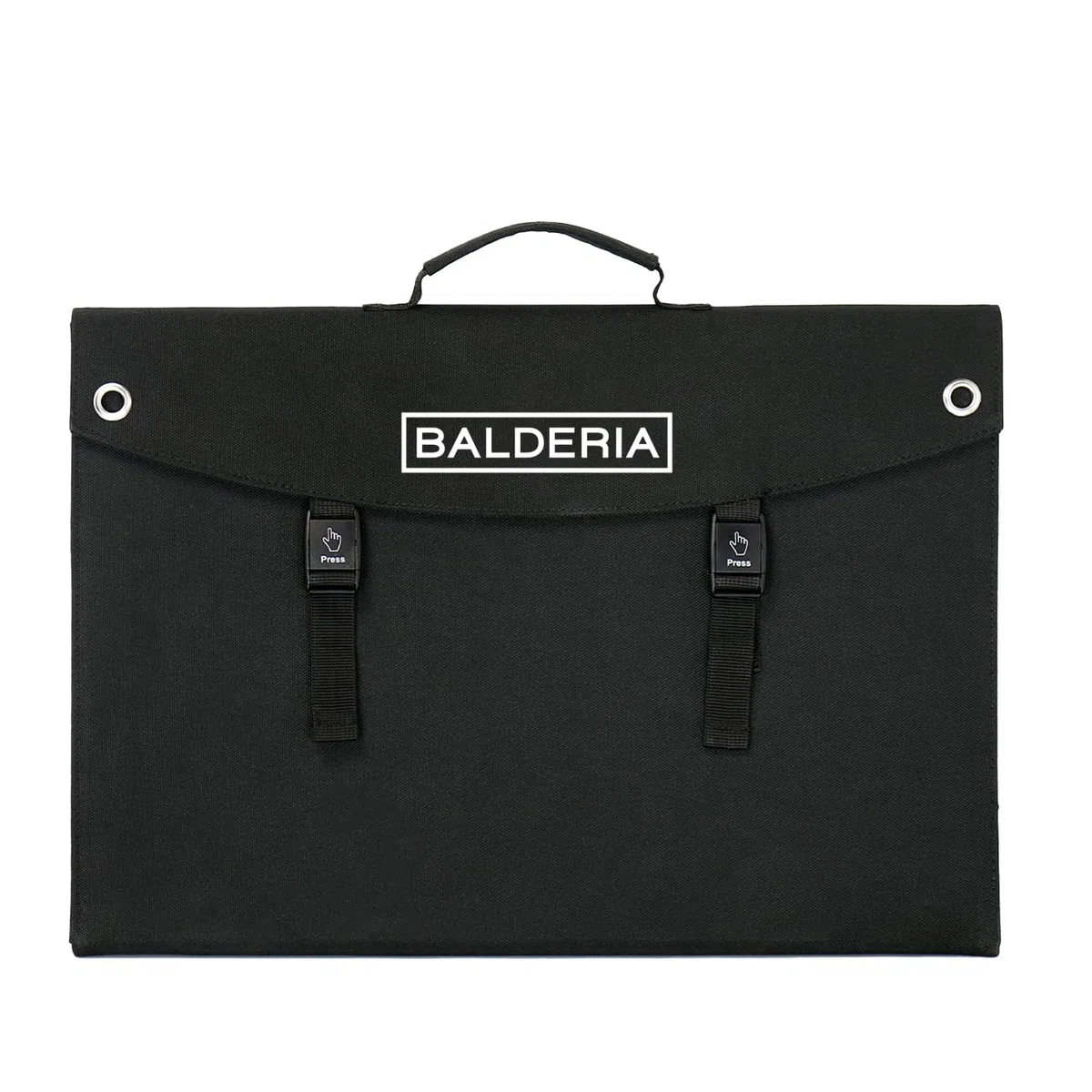 BALDERIA Power Set - Station d'alimentation 500 W Eco Edition (capacité de la batterie réduite), panneau solaire 120 W