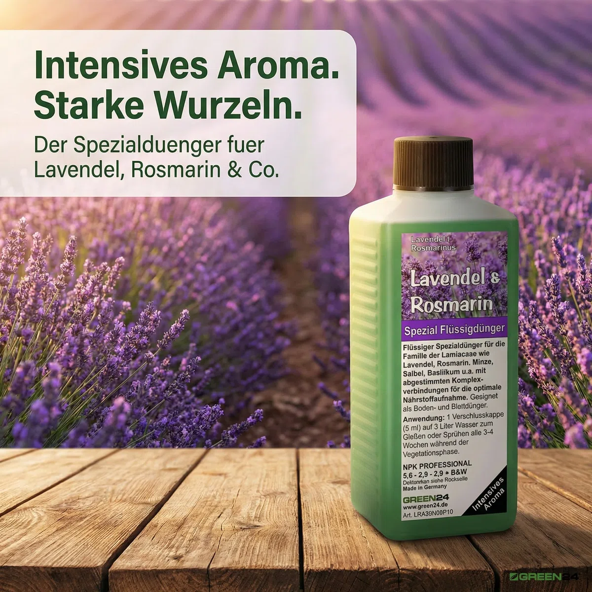 Engrais NPK complet pour plantes de lavande et romarin (lavendula, romarin, menthe, sauge, basilic)
