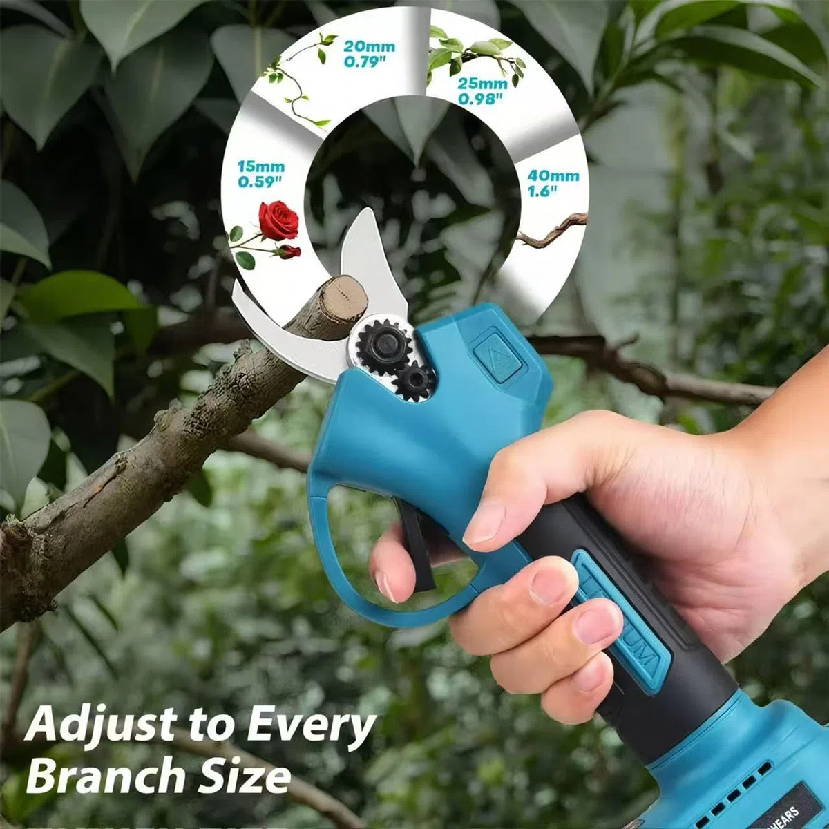 Les ciseaux de taille de pôle sans fil et l'ensemble de scie à chaîne, pôle d'extension 6.6Ft 2 * 3.0 AH batterie rechargeable, tondeuse à chaîne portative,pour la coupe de branche d'arbre haute basse