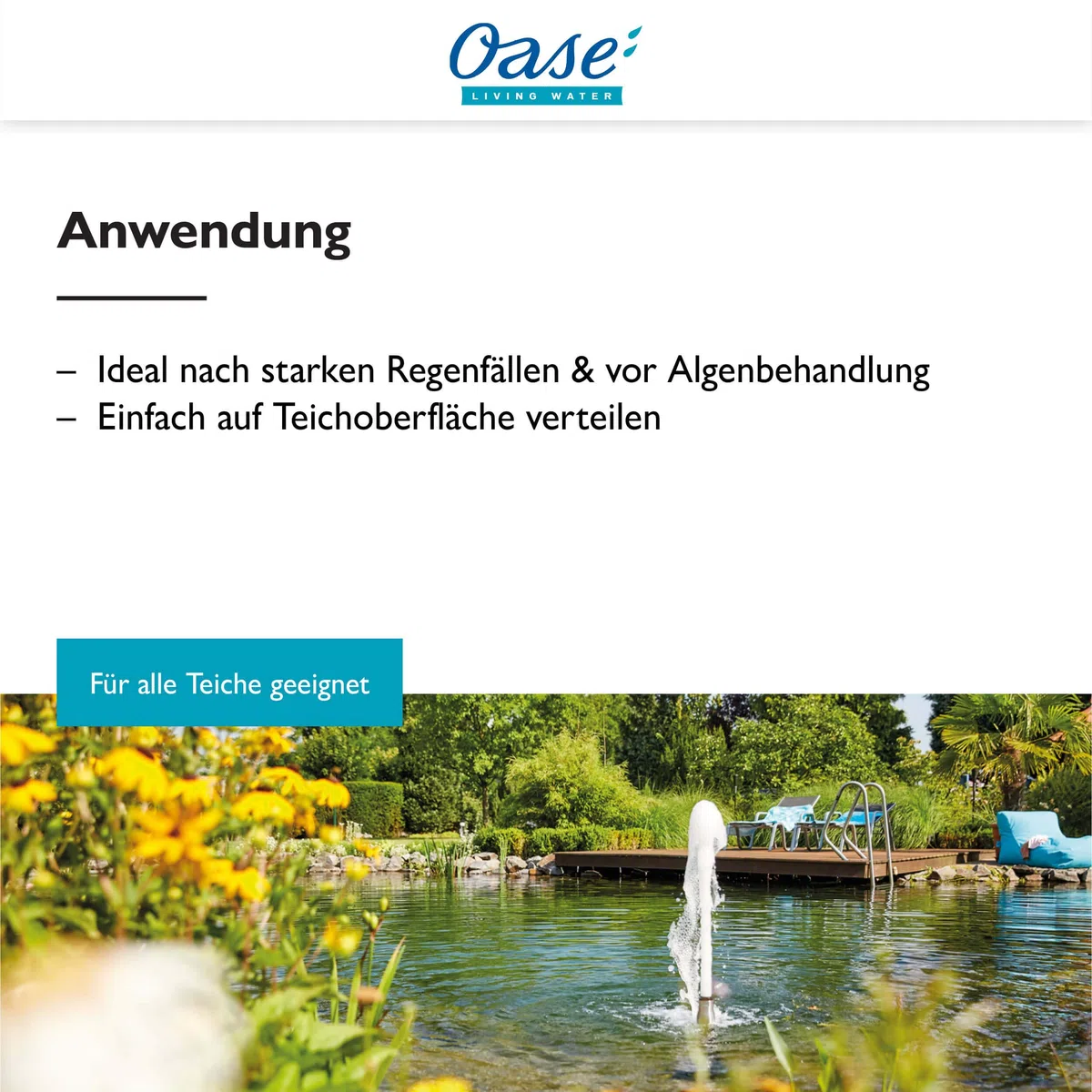 Oase 50557 AquaActiv OptiPond pour Bassin 500 ML