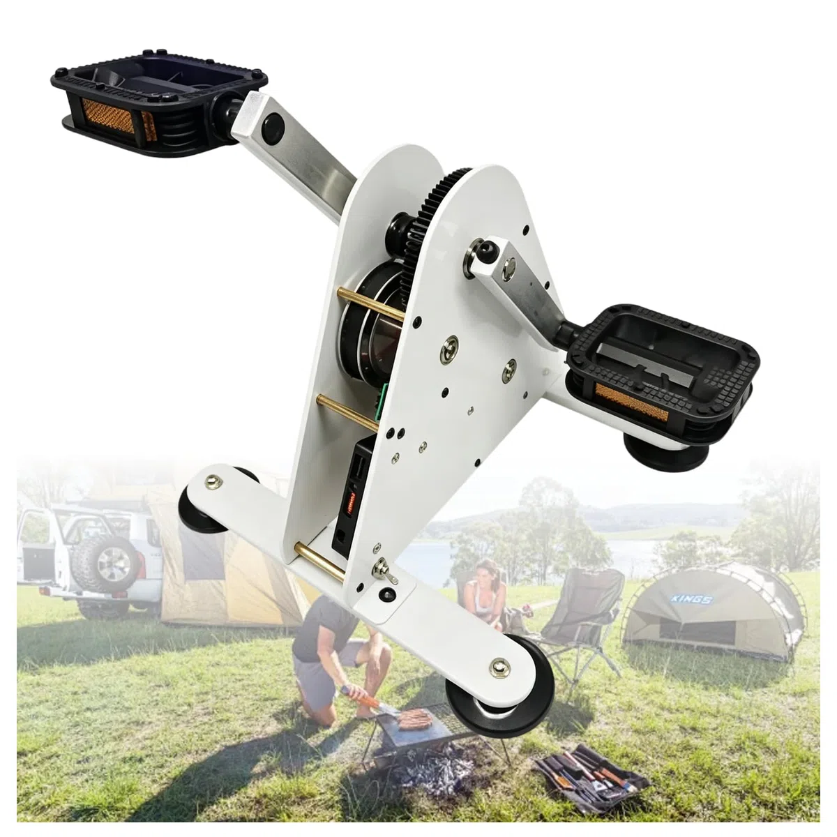 ZHENYUWANG Générateur à pédale, Sortie CC de 100 W 50W