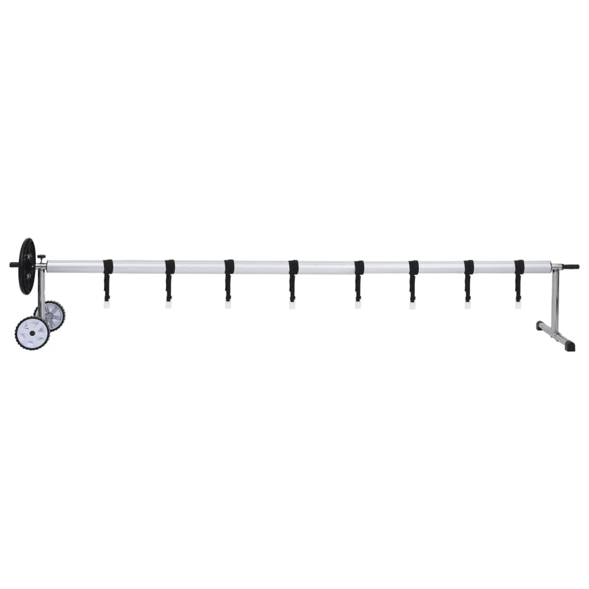 LAPOOH Enrouleur de bâche de Piscine avec Base en Acier Inoxydable,Oeillets pour Baches,Bache Jardin