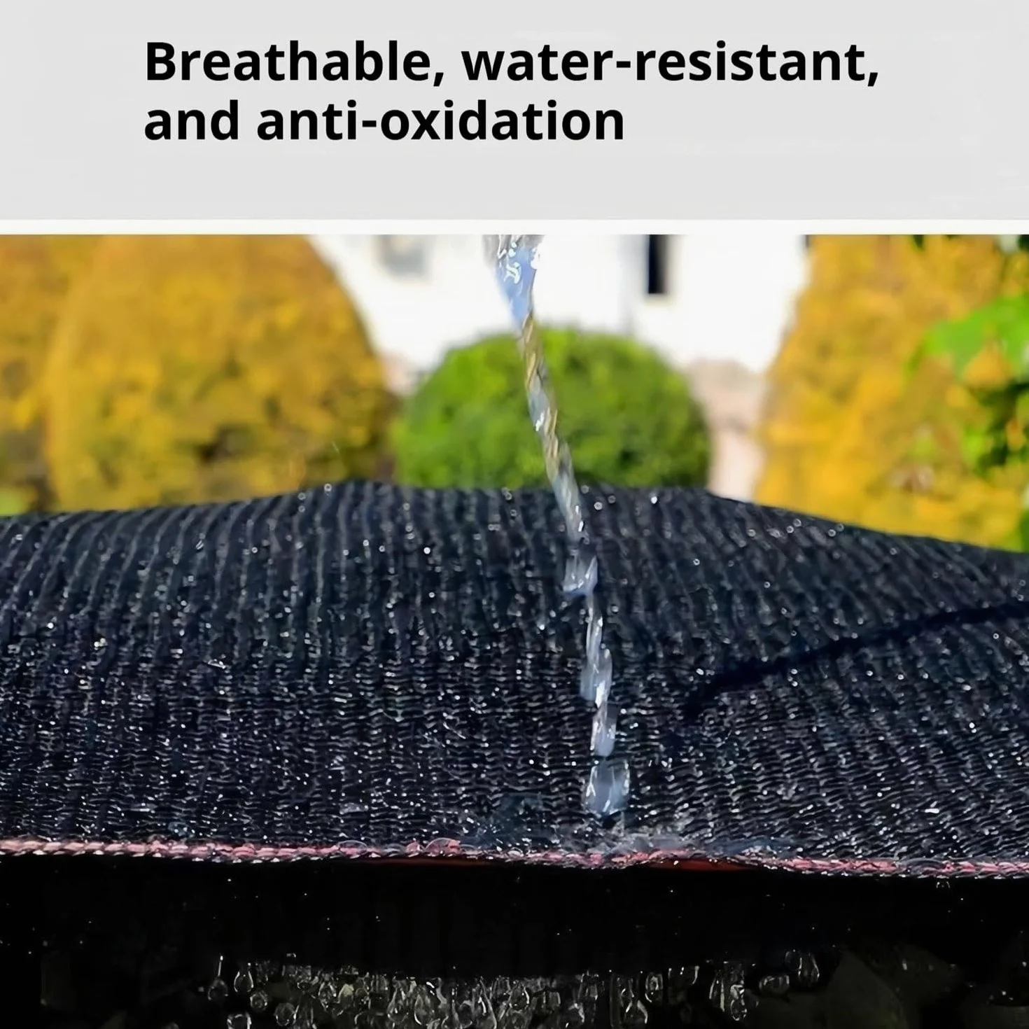 Bâche de protection robuste pour piscine creusée et hors sol, 5 x 6 m / 16.4x19.6ft – Protection ultime pour feuilles de piscine