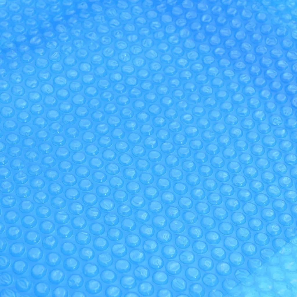 Couverture de Piscine rectangulaire 500x300 cm en Film PE Bleu avec Chambres à air, bâche Solaire épaisse pour Isolation Thermique, Protection hivernage
