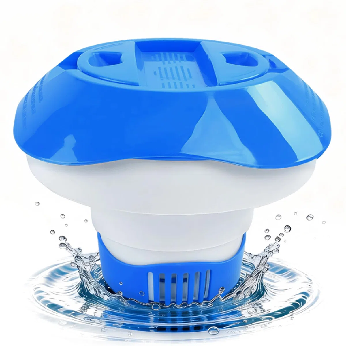 Flotteur Piscine Chlore, Diffuseur de Chlore pour Piscine, Diffuseur Chlores Piscines Gros Galet, Diffuseur Flottant Piscines, Accessoires Piscin, Spas, Bains à Remous et Parcs Aquatiques (A)