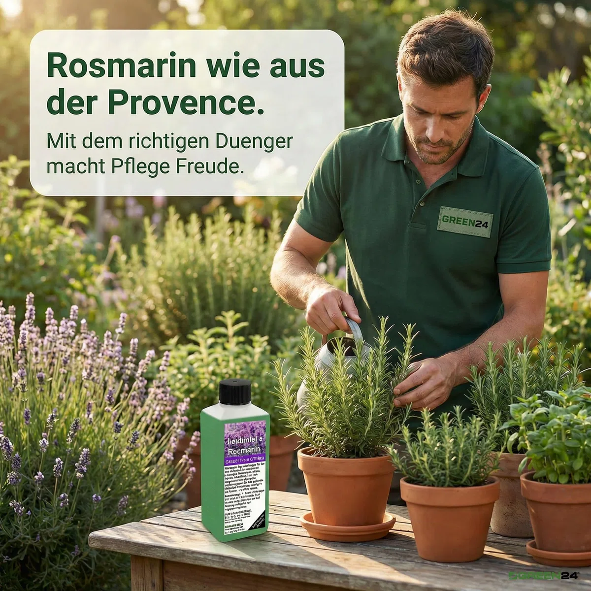 Engrais NPK complet pour plantes de lavande et romarin (lavendula, romarin, menthe, sauge, basilic)