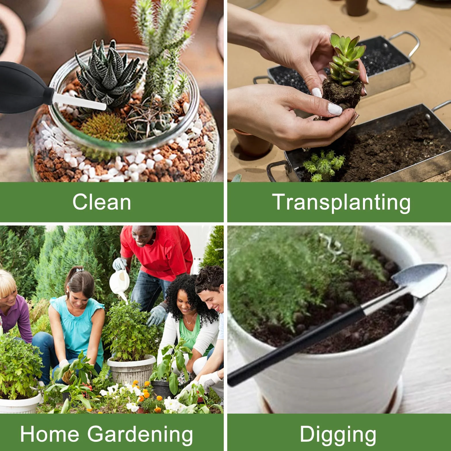 JOYBOY Kit D'outils de Jardin,Tapis de Jardinage Imperméable,Succulentes Imperméable Tapis,Ensemble D'outils de Jardinage,Kit d'outils pour Bonsai,Mini Outils de Jardinage pour Les Plantes d'intérieur